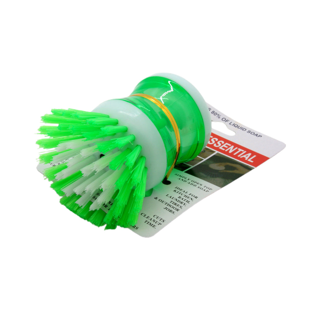 Dishwash Brush with Dish Soap Container