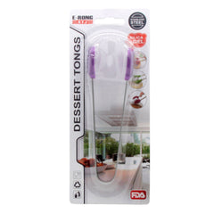 Tong Silicone End mini tongs with silicone tips and stainless steel design for cooking and serving.