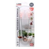 Tong Silicone End mini tongs with silicone tips and stainless steel for cooking and serving.