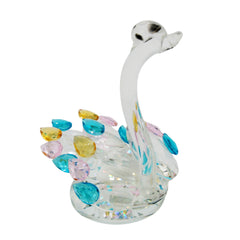 Crystal Swan - Elegant Decorative Figurine