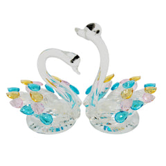 Crystal Swan - Elegant Decorative Figurine