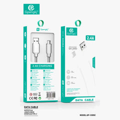 Type C Fast Data & Charger packaging showing 2.4A charging capability and USB-C connection.