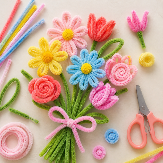How to Make Pipe Cleaner Flowers: Easy Kids Craft Ideas NZ