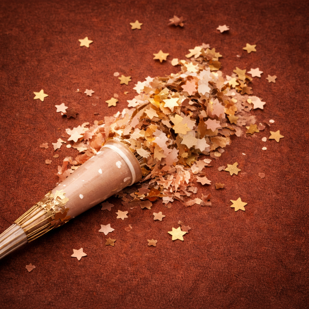 Chocolate tone star confetti gift filler NZ