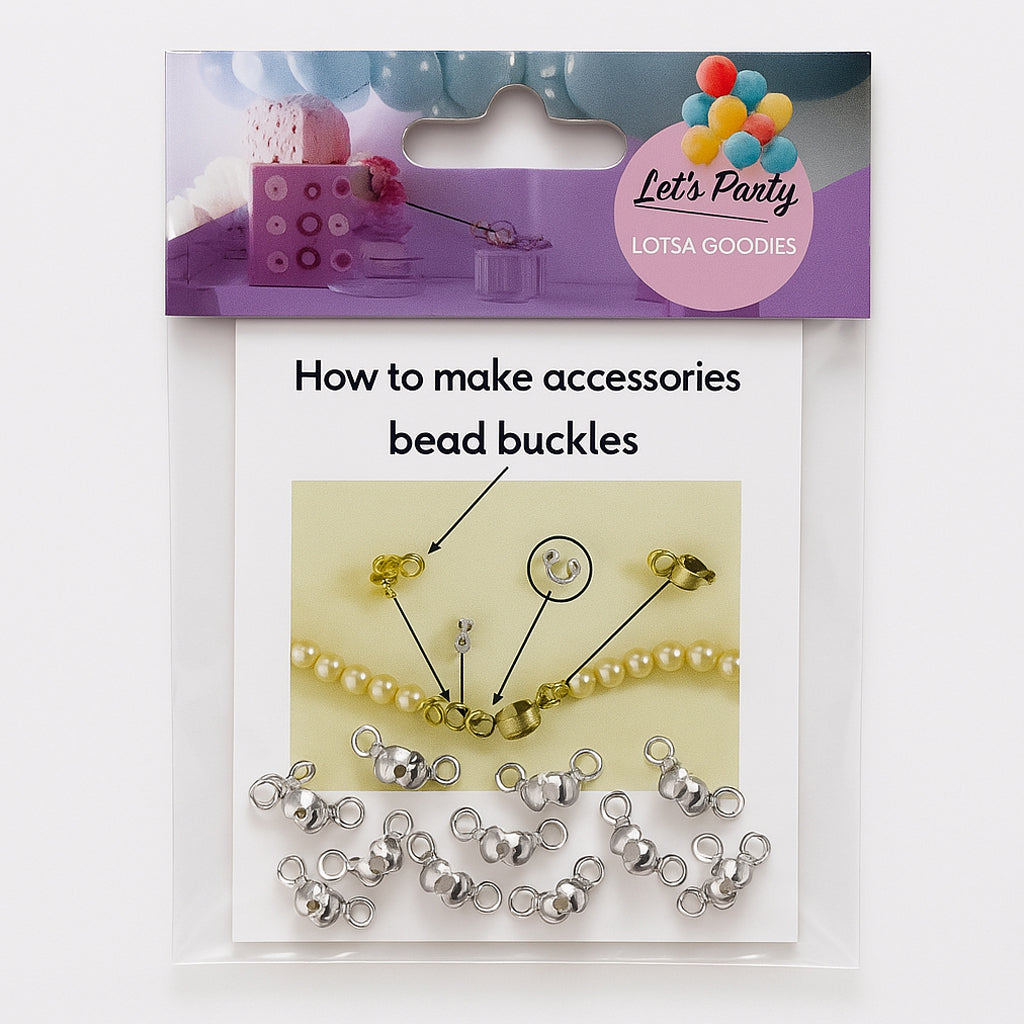 🧷 Bead Clasps (3-Way Buckles) – For DIY Necklaces & Bracelets