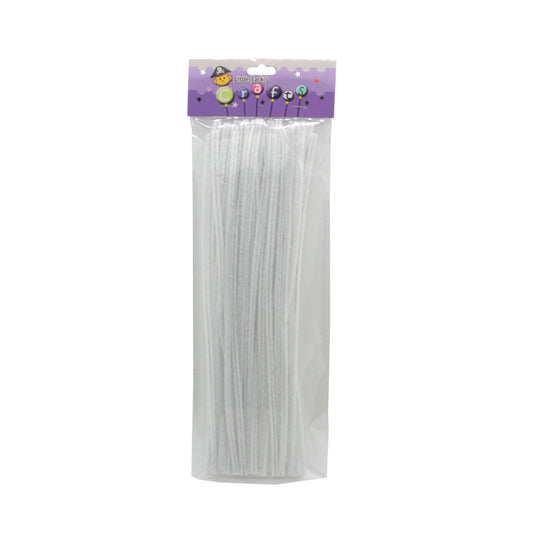 🎨 Pipe Cleaners – 40PCS Craft Stems for DIY & Kids’ Art Projects in a clear packaging, showcasing the colorful stems.
