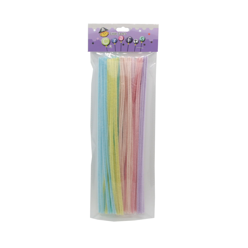 🎨 Pipe Cleaners – 40PCS Craft Stems for DIY & Kids’ Art Projects in colorful packaging.