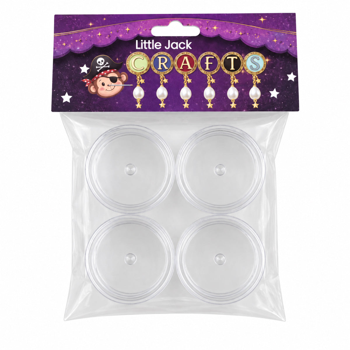 Craft Clear Container(4PCS/￠4*2CM)