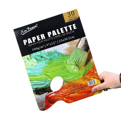 Disposable Paper Palette Pad – 23×30.5CM – Ideal for Mixing Paints Cleanly and Easily