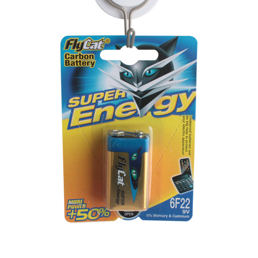 9V Battery from FlyCat with carbon technology for stable power and multi-device compatibility.