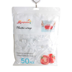 Plastic Bowl Covers – Reusable Food Wrap with Elastic (50pcs, NZ Stock)