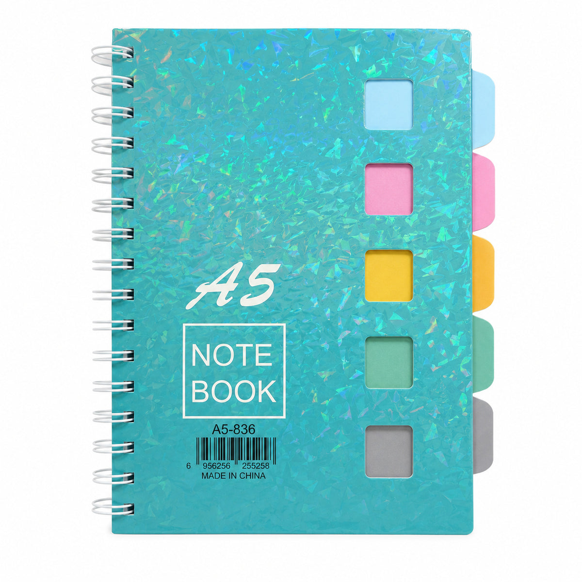 A5 Tabbed Spiral Notebook