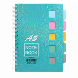 A5 Tabbed Spiral Notebook