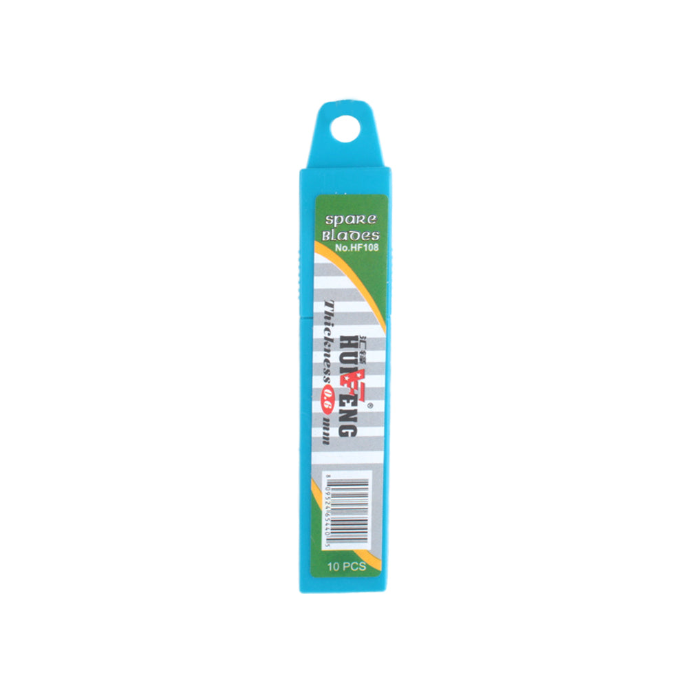 Spare Blades packaging containing 10 pieces, ideal for accurate and efficient cutting tasks.