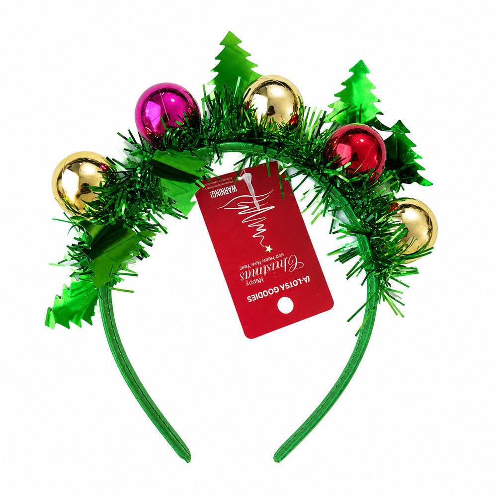 X-mas Tree/Ball Hair Band