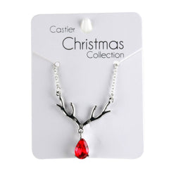 X-mas Necklace 21 Silver Deer