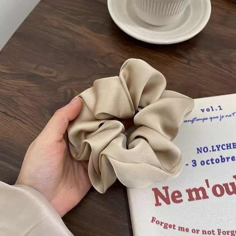 Satin Hair Scrunchie C.