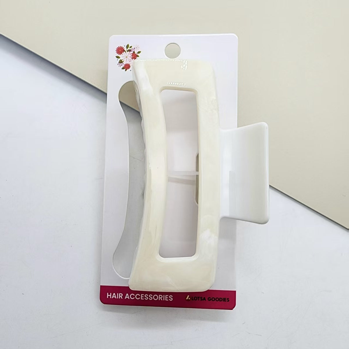 Hollow Rectangle Hair Claw Clip