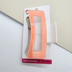 Hollow Rectangle Hair Claw Clip