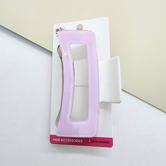 Hollow Rectangle Hair Claw Clip