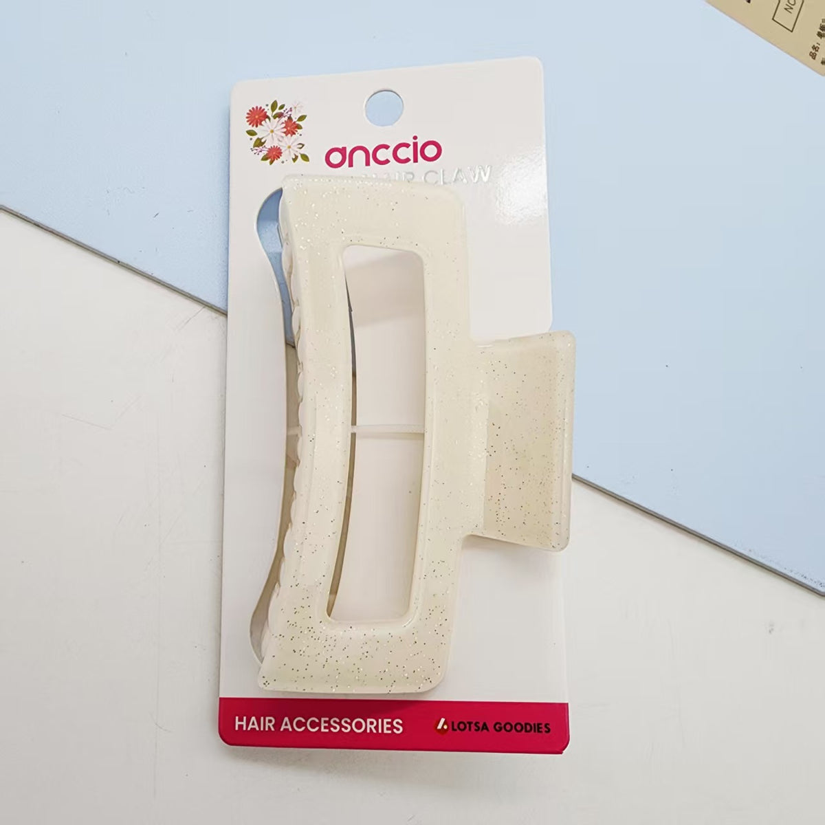 Hollow Rectangle Window Hair Claw Clip