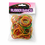 coloured rubber bands 50g assorted elastic bands office school craft supplies nz stock