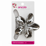 Metallic Flower Claw Hair Clip
