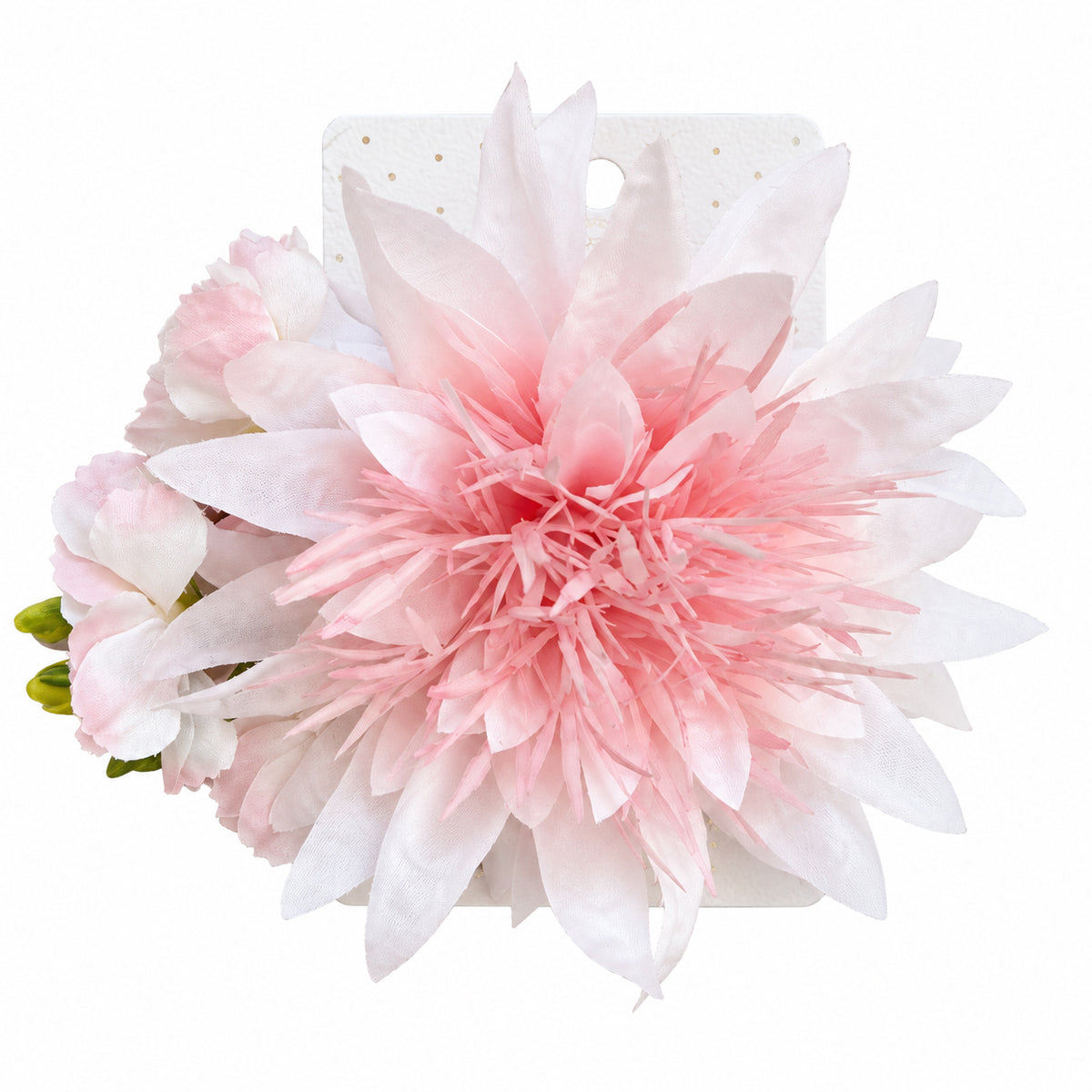 Pink Chrysanthemum Floral Hair Clip