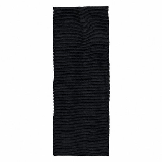 Ribbed Stretch Headband – Black