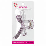 Clear Pastel Bow Hair Claw Clip – Lilac