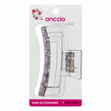 Pastel Rectangle Hair Claw Clip – Lilac