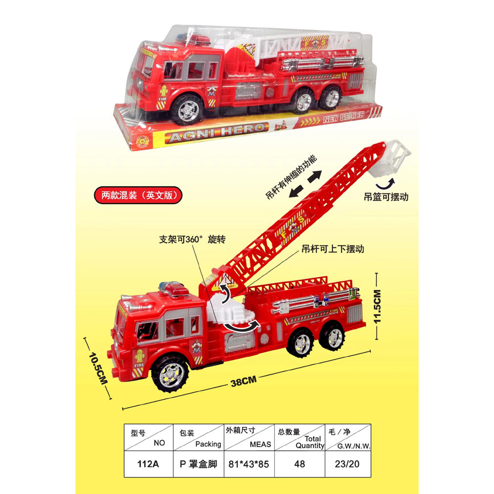 🚒 Fire Truck Toy – Ages 3+
