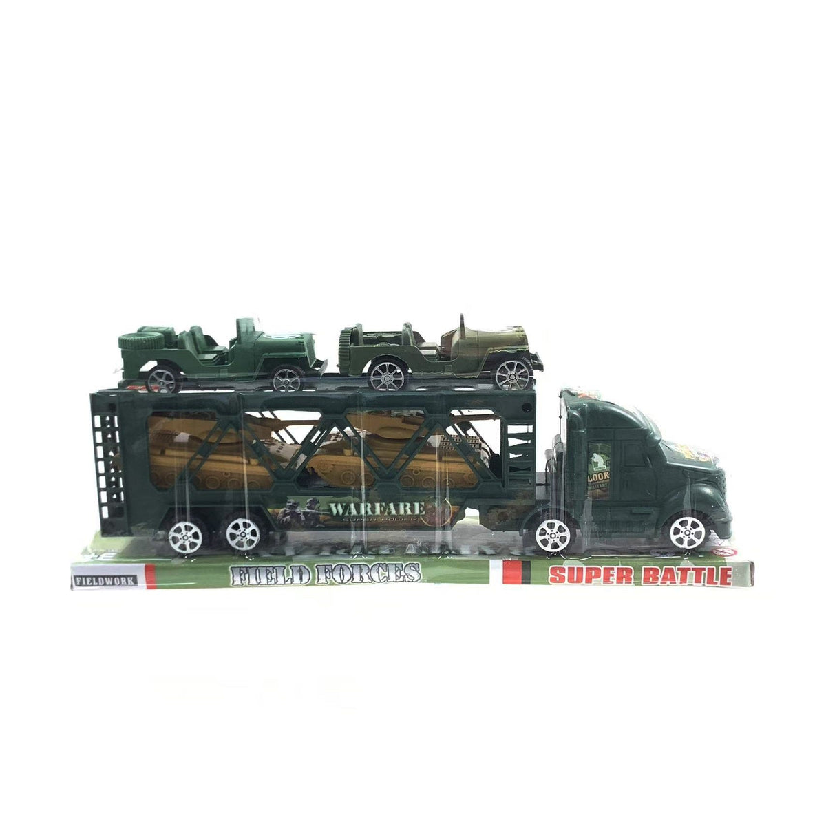 Military Transport Truck Toy Set