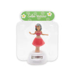 Solar Dancing Hula Girl Toy in bright colors with a dancing motion, perfect for decor and solar-powered fun.