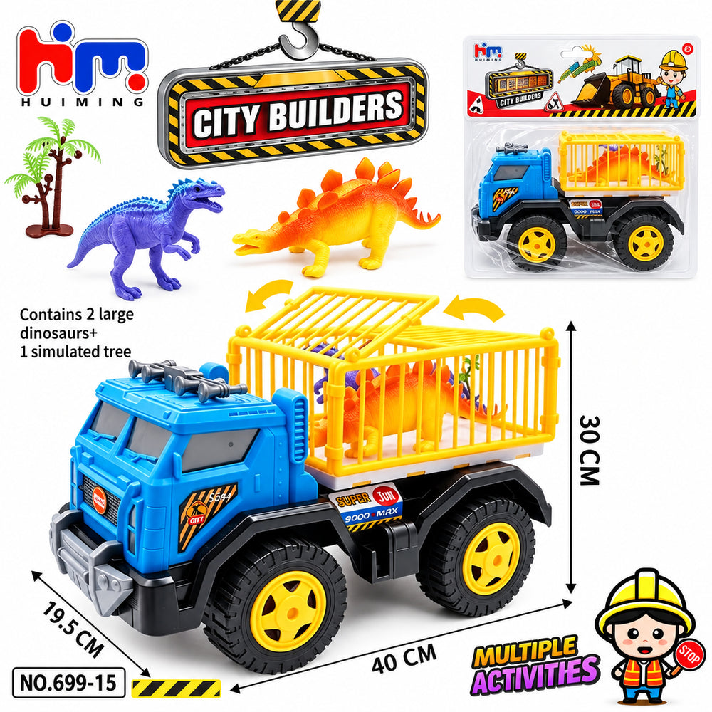 Dinosaur Transport Truck Play Set