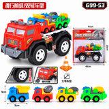 Transport Truck with 4 Toy Cars