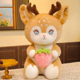 Deer Plush Toy with Strawberry(35CM)