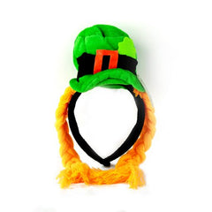 Hair Band Girl st Paddy Hat on