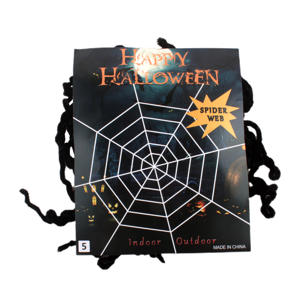Spider Web(1.5M) Halloween decoration for indoor and outdoor use.