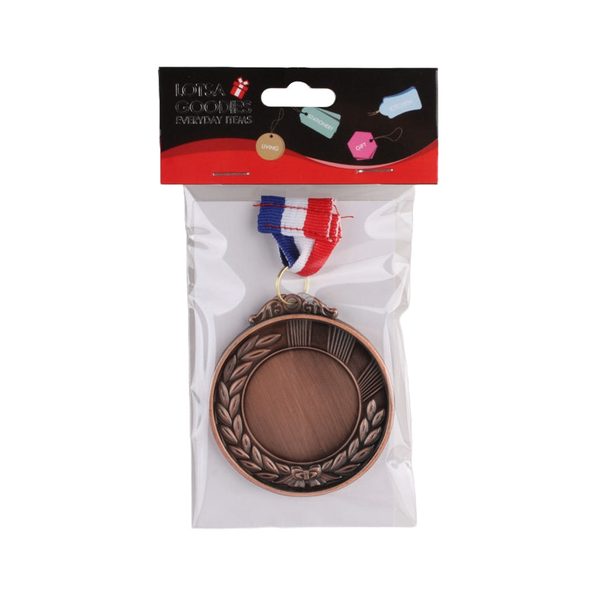 🏅 Metal Award Medal with Ribbon – Gold / Silver / Bronze