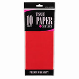 Red tissue paper, 10 sheets, 51 x 66cm