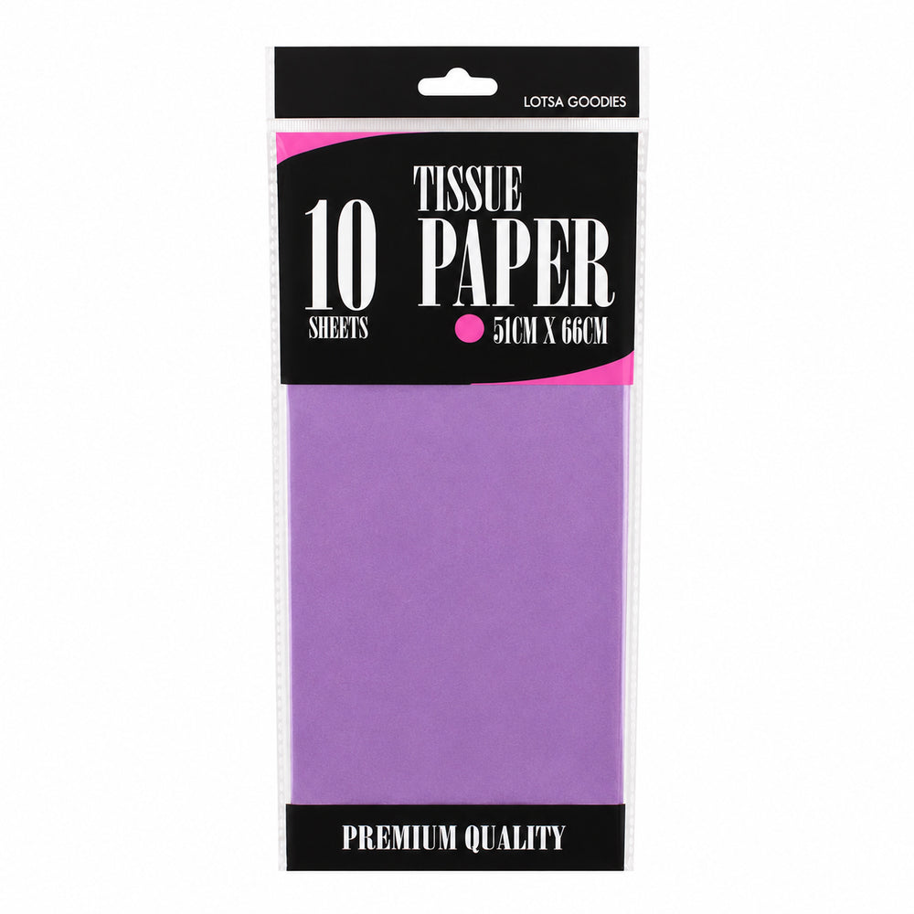 Dark Purple tissue paper, 10 sheets, 51 x 66cm