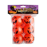 Halloween P.K Basket(6PCS) featuring 6 orange pumpkin toys for festive Halloween fun.