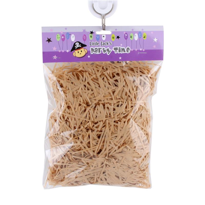 🌿 Shredded Paper Filler – For Gift Boxes & Packaging (Approx. 34g) in a clear package for elegant gift presentation.