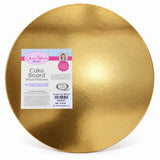 Gold round cake boards, 30cm – 1 Board