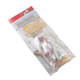 Merry Christmas Foil Letter Banner – Gold Script Garland packaged with shiny gold letters for festive party decoration.