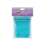 Organza Gift Bags – 4PCS (9×12cm) Drawstring Pouch for Jewelry & Favors in turquoise packaging.