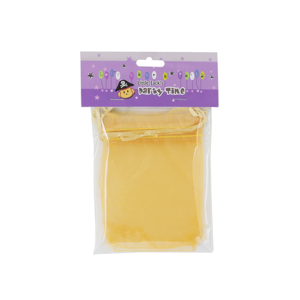 Organza Gift Bags – 4PCS (9×12cm) Drawstring Pouch for Jewelry & Favors