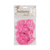 Q.Balloon(20PCS)Pink pack of decorative balloons for parties in bright pink color.