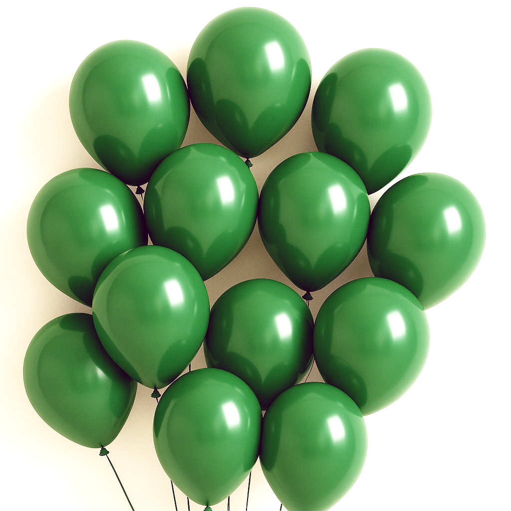 Q Balloon (20PCS),D.Green